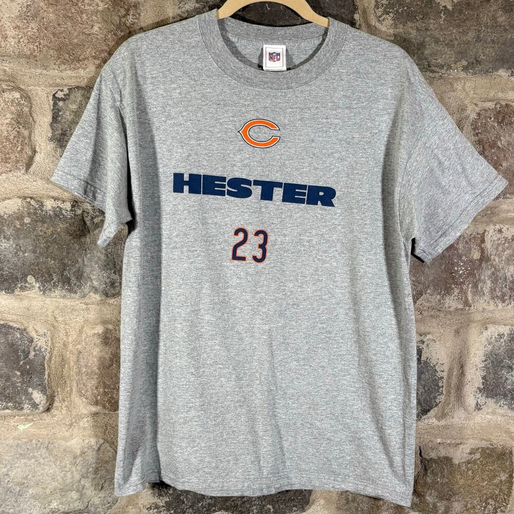 Devin Hester Chicago Bears NFL Shirt M‎ Gray #23 Graphic Tee Football Fan Jersey